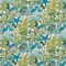 Atlantis - Aqua & Teal,Green Tropical & Botanical Upholstery Fabric 54 Inches"